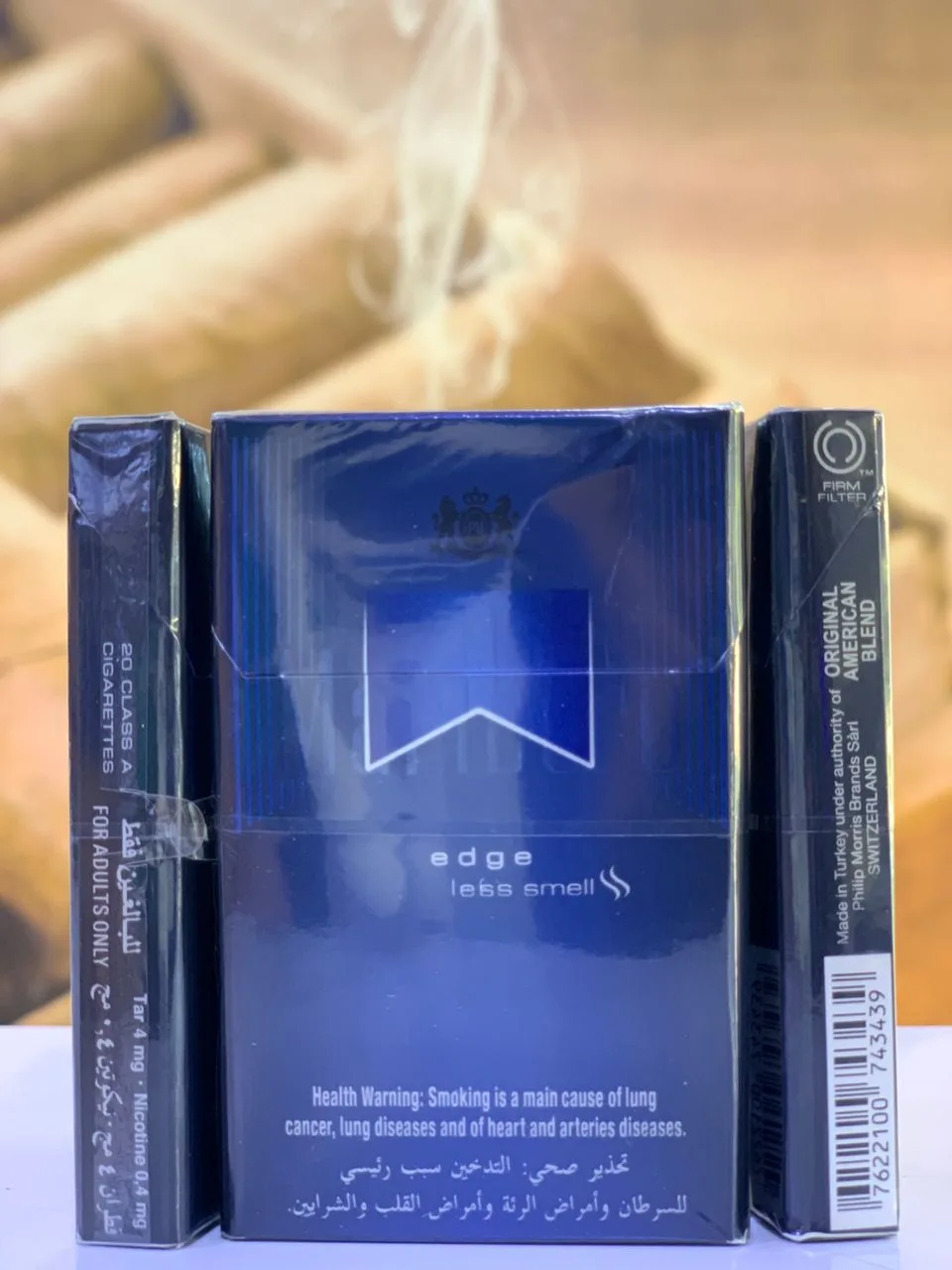مارلبرو ادج آبی جدید عربی Marlboro edge less smell