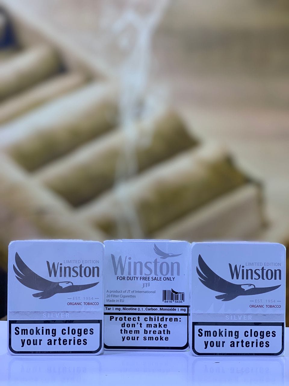 وینستون فلزی نقره (غیر اصل) Winston Silver