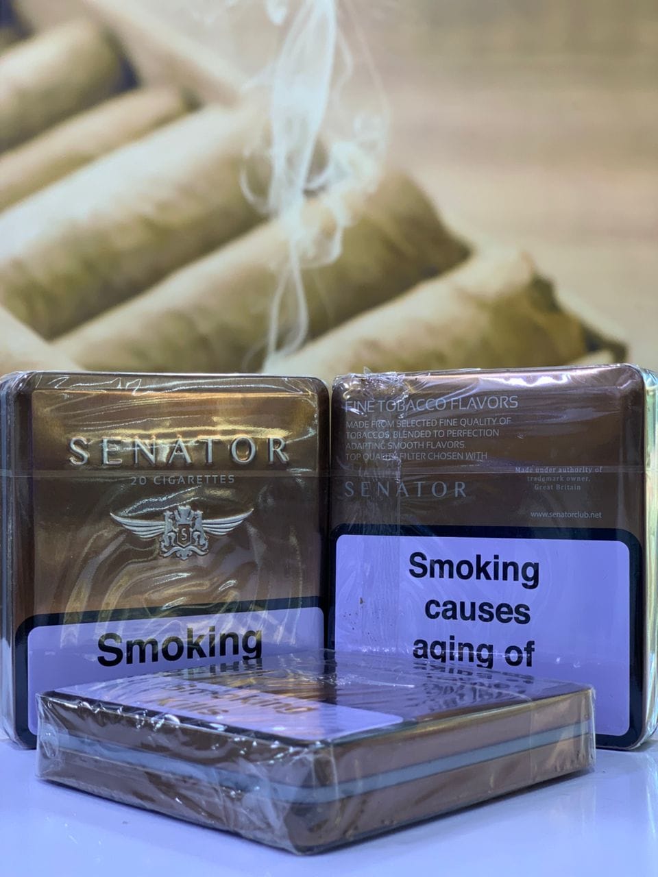 سیگار سناتور فلزی شکلاتی Senator Dark Crema